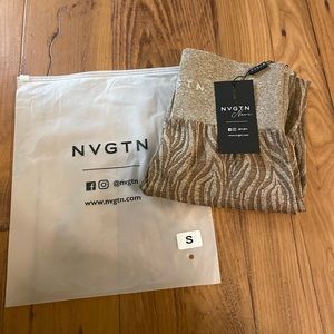 NWT NVGTN Mocha Zebra Seamless Leggings
